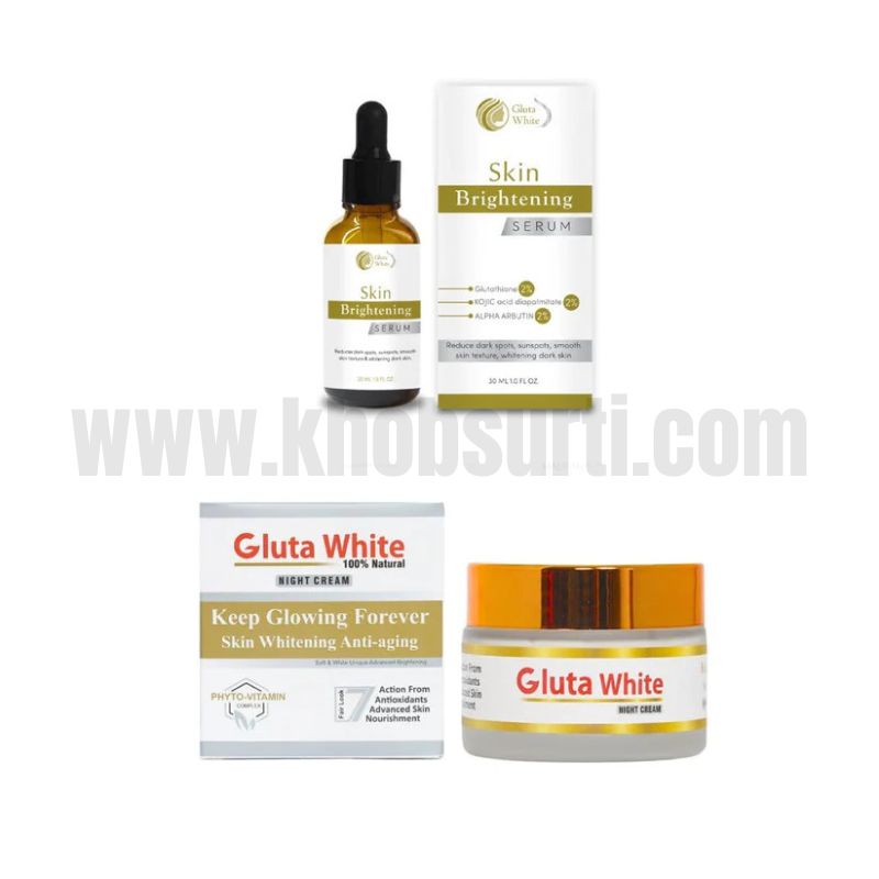 Gluta White Night Cream | Gluta White Serum | Free Shipping Gluta White By Khobsurti Gluta White Night Cream | Gluta White Serum | Free Shipping Gluta White By Khobsurti