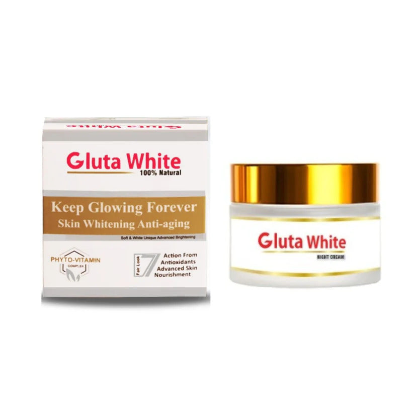 2 Gluta White Tablets + 2 Gluta Vitamin C + 1 Gluta Cream