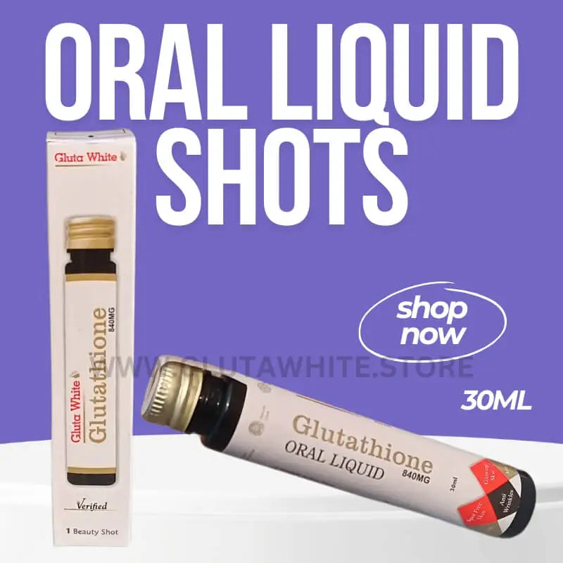 Gluta White Glutathione Oral Shot _ 850mg _ Pack of 12