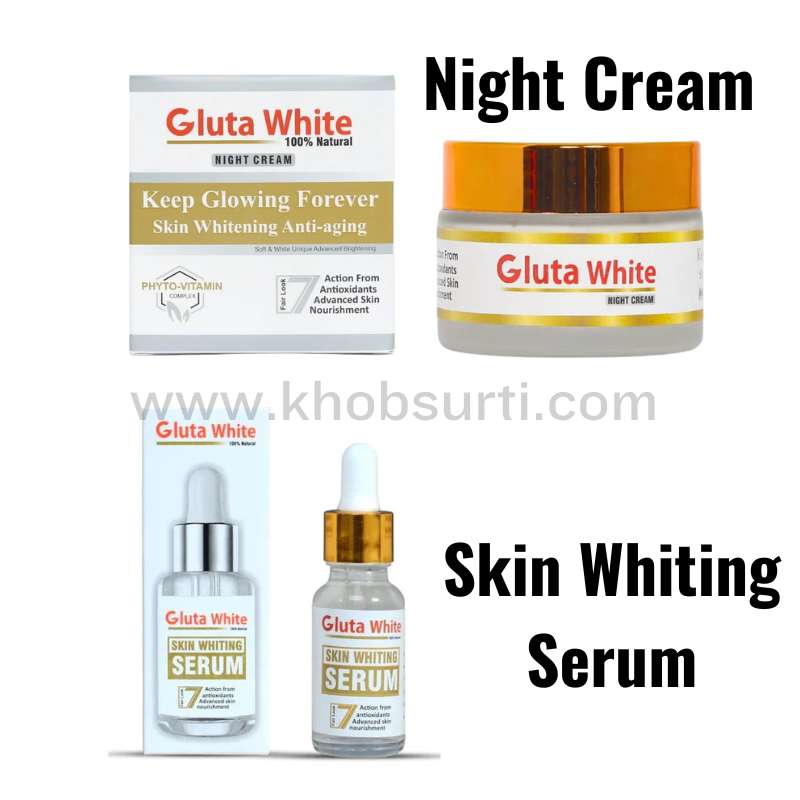 gluta white night cream | Serum