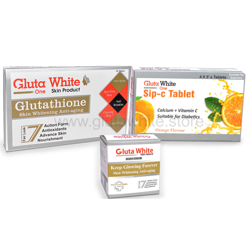 Gluta white tablets & cream